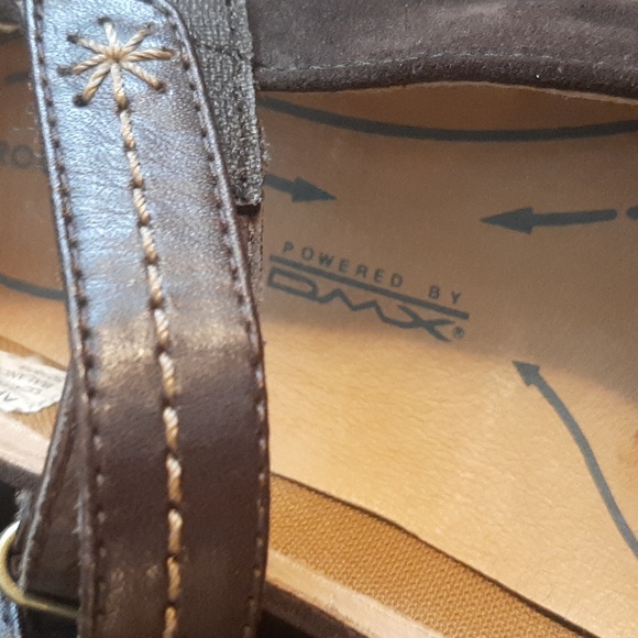 Womens Rockport Suede & Leather Mary Jane Shoes Size 8.5 Brown, so cute! - Picture 4 of 4